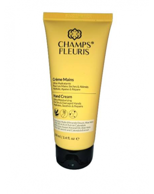 Crème Mains Ultra Hydratante 100ml - Champs Fleuris - Pour les Mains Sèches et Abîmés - Hydrate Apaise et Répare