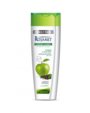 Rojanet Pomme et Thé Vert 650ml - Cheveux Normaux - Force et Brillance
