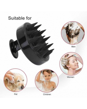 Masseur Cuir Chevelu Scalp Massager Scrubber Nettoyage Gommage du Cuir Chevelu
