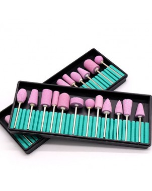 Embouts en Laine ou Quartz pour Ponceuse à Ongles Polissage Cuticules