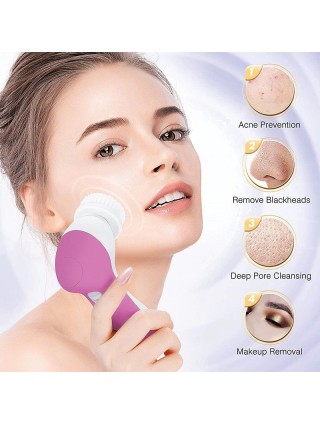 Appareil de Gommage 5 en 1 Nettoyage Massage Soins Visage Eclat
