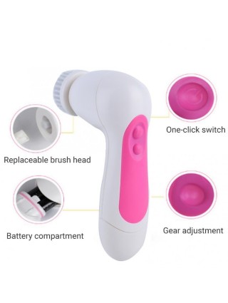brosse nettoyante 5 en1 appareil nettoyage de visage appareil gommage visage