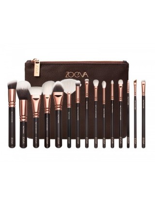 Pinceaux ZOEVA MARRON , maquillage , fond de teint , beauté , coiffure
