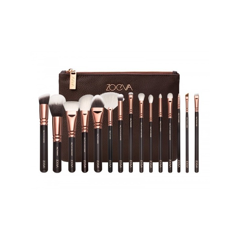 Pinceaux ZOEVA MARRON , maquillage , fond de teint , beauté , coiffure