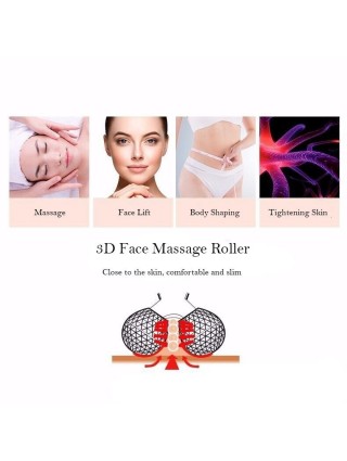 Rouleau de massage 3D Visage et Corps - Lifting, Anti-rides, cellulite