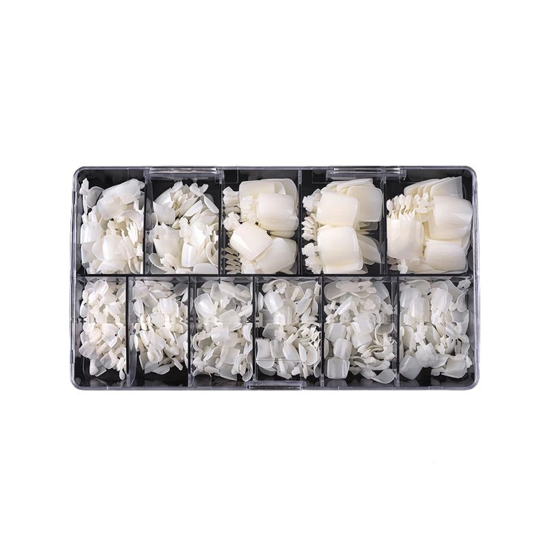 Capsules Pieds 500 Pièces - Faux Ongles Nail Art Gel Acrylique Vernis