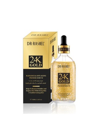 Dr Rashel 24K Gold sérum primer anti-âge, anti-rides, ridules. collagène vitamine, l'éclat visage souplesse