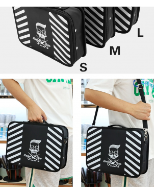 Valise Coiffeur Professionnel Grande Barber Shop Bag Trousse Outils Barbe