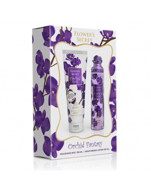 Emper Coffret Flower's Secret Orchid Fantasy : Body Mist Brume Corps 250ml + Body Lotion Lait de Corps 250ml