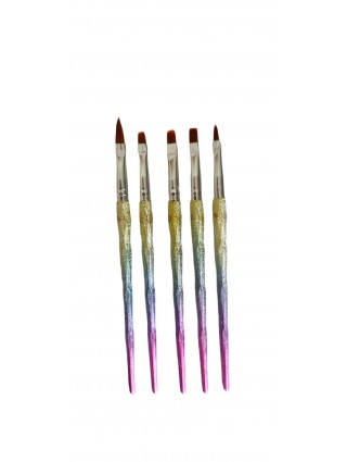 pinceaux rainbow gel ongles manucure pédicure strass motifs vernis gel soins