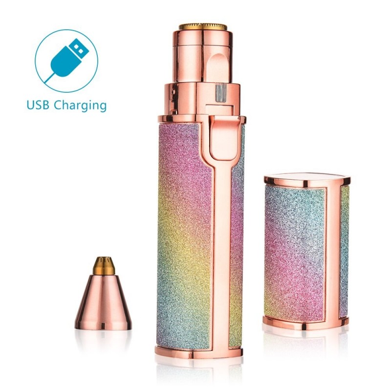 Épilateur 2 en 1 - Visage et Sourcils - Rechargeable - LED