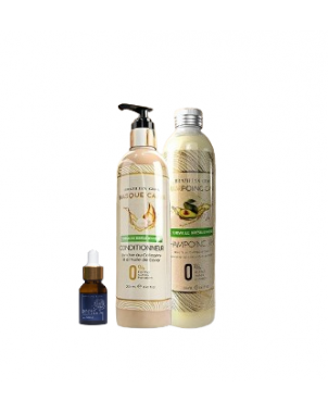 Pack Soins Caviar 500ml Caviar 15ml Brazilian Glow : Shampoing Caviar 500ml + Conditionner Caviar 500ml + Sérum Caviar 15ml