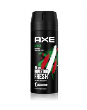 Axe Déodorant Africa 150ml Déodorant Homme 48h Non Stop Fresh