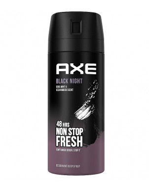 Axe Déodorant Black Night 150ml Déodorant Homme 48h Non Stop Fresh