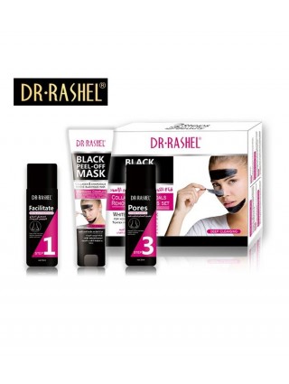 Dr Rashel Masque 3 en 1 Peel-off Points Noirs Collagène et Charbon