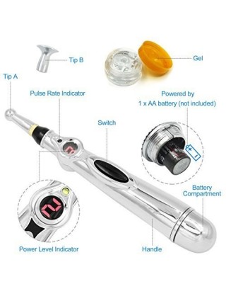 Stylo de Massage Visage Cou Corps Pen Massager Stylo Electrique Santé