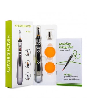 Stylo de Massage Visage Cou Corps Pen Massager Stylo Electrique Santé