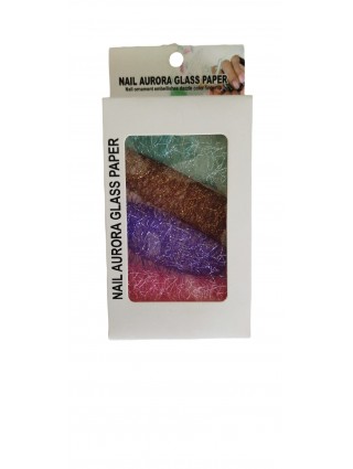 Papier Décoration en Maille Nail Art Manucure Soins Ongles Motif Filet