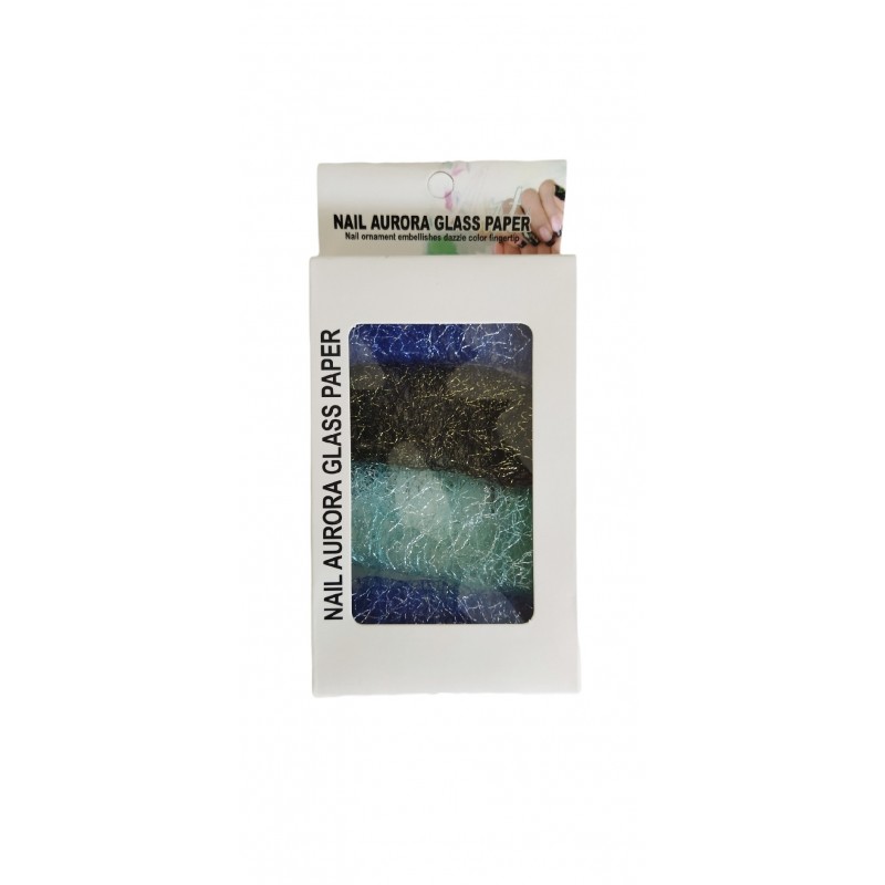 Papier Décoration en Maille Nail Art Manucure Soins Ongles Motif Filet