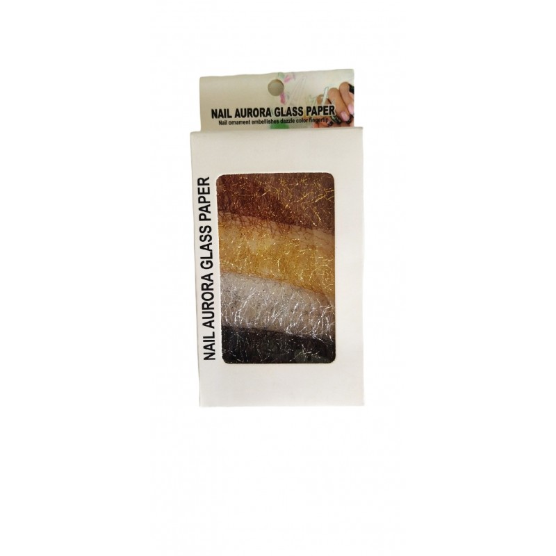Papier Décoration en Maille Nail Art Manucure Soins Ongles Motif Filet