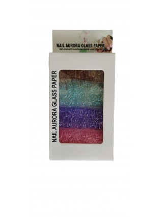 Papier Décoration en Maille Nail Art Manucure Soins Ongles Motif Filet