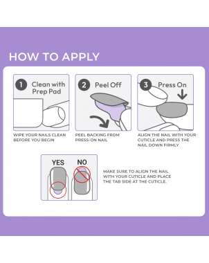 imPress Faux Ongles Press On Nails Model Classic French Nails