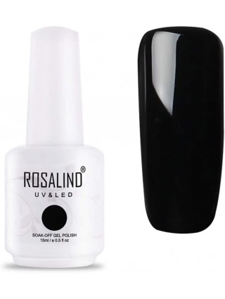 Rosalind Vernis Permanent Noir UV LED pour Soins Ongles Gel Nail Art