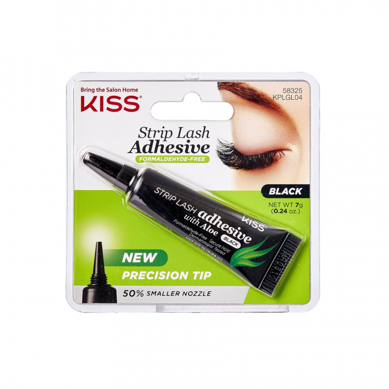 imPress Colle à Cils Noir avec Aleo Vera Adhésif pour Cils en Bande