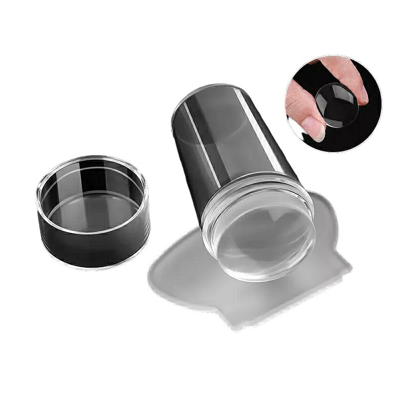 Tampon French Nail Art Design Vernis Permanent Gel Lampe UV Onglerie