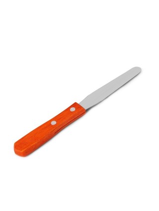 Spatule Cire Wax en Acier Manche Bois Bambou Epilation Peau Sensible