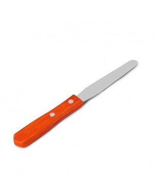 Spatule Cire Wax en Acier Manche Bois Bambou Epilation Peau Sensible