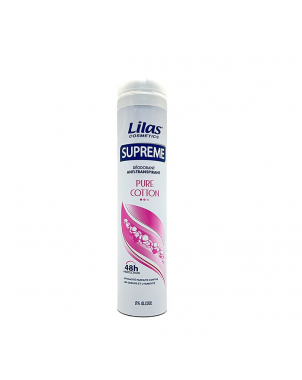 Lilas Déodorant Supreme Anti-Transpirant Pure Cotton 48h 200ml