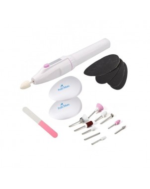 Kit Pédicure Manucure Soins Ongles 18 en1 Ponceuse Lime Polissage Râpe