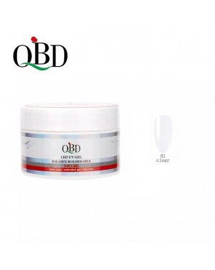 QBD Gel UV LED Transparent Onglerie Soins Ongles Nail Art Manucure