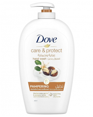 Dove Hand Wash Pampering 500ml Savon Liquide pour les Mains Beurre de Karité et Vanille