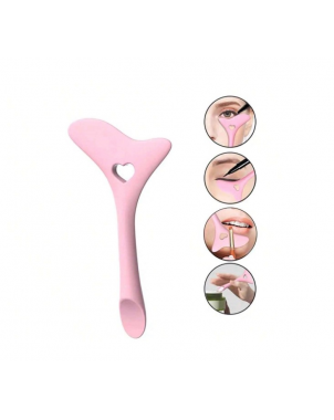 Eyeliner Aid en Silicone Outil d'Aide de Maquillage Eyeliner Eyeshadow Sourcils et Lèvres