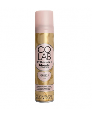 COLAB Dry Shampoo Blonde Corrector Shampoing Sec Correcteur de Racines Soins Vitamine E 200ml