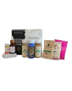 Pack Kératine Protéine Caviar Brazilian Glow Vitamine K Sérum Shiny avec 3 Monodoses CADEAUX