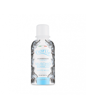 Parisienne Fiorile Bain Moussant Muschino Bianco Musk Blanc 1L Gel Nettoyant pour le Corps