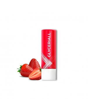 Glyceriall Baume à Lèvres Fraise 4g Baume Hydratant pour les Lèvres