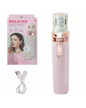 Epilateur Electrique Portable avec Câble USB pour Epilation Visage Corps Zone Intime Epilator