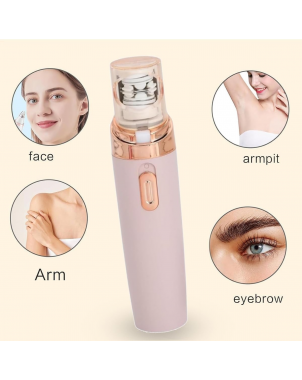 Epilateur Electrique Portable avec Câble USB pour Epilation Visage Corps Zone Intime Epilator
