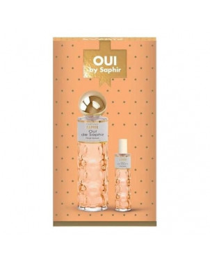 Coffret Parfums Saphir Oui By Saphir : Eau de Parfum 200ml + Eau de Parfum 30ml pour Femme