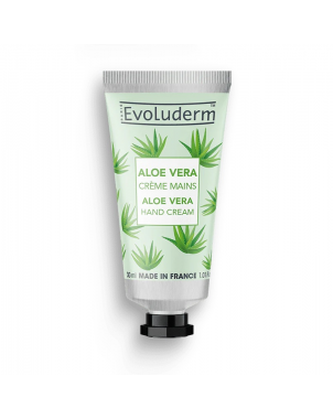 Evoluderm Crème pour les Mains à l'Aloe Vera 30ml Hydrate et Adoucit les Peaux Sèches