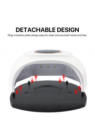 sèche ongle T6 puissance 158 watt - led - uv - matériel onglerie