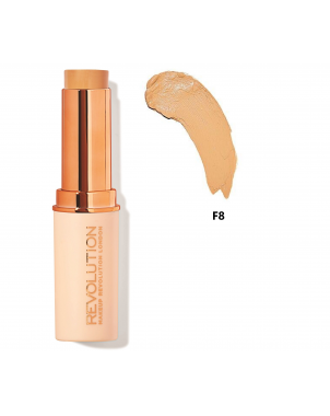 Revolution Fond de Teint Stick 08 Fast Base Stick Foundation Pour les Peaux Moyennes avec des Nuances Jaunes