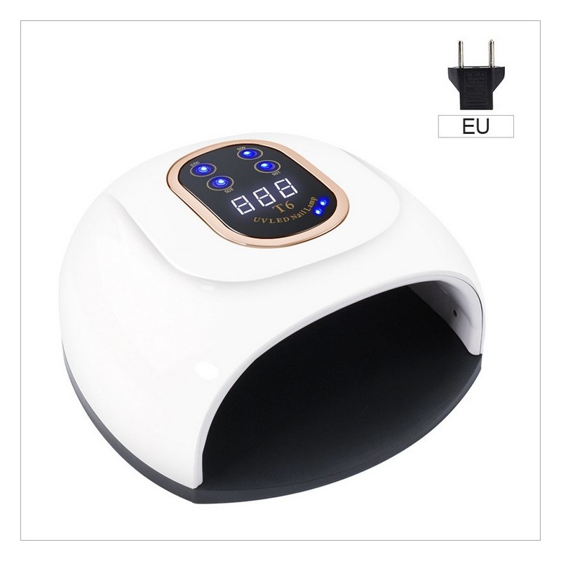 sèche ongle T6 puissance 158 watt - led - uv - matériel onglerie