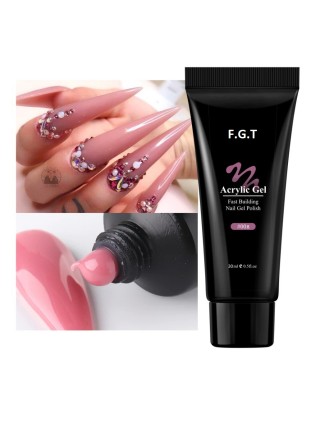 FGT Gel Acrylique Violet Lilac Poly gel Soins Ongles Nail Art Manucure