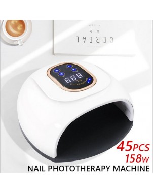 sèche ongle T6 puissance 158 watt - led - uv - matériel onglerie