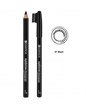 Essence Crayon Sourcils Eyebrow Designer avec Brosse 01 Black